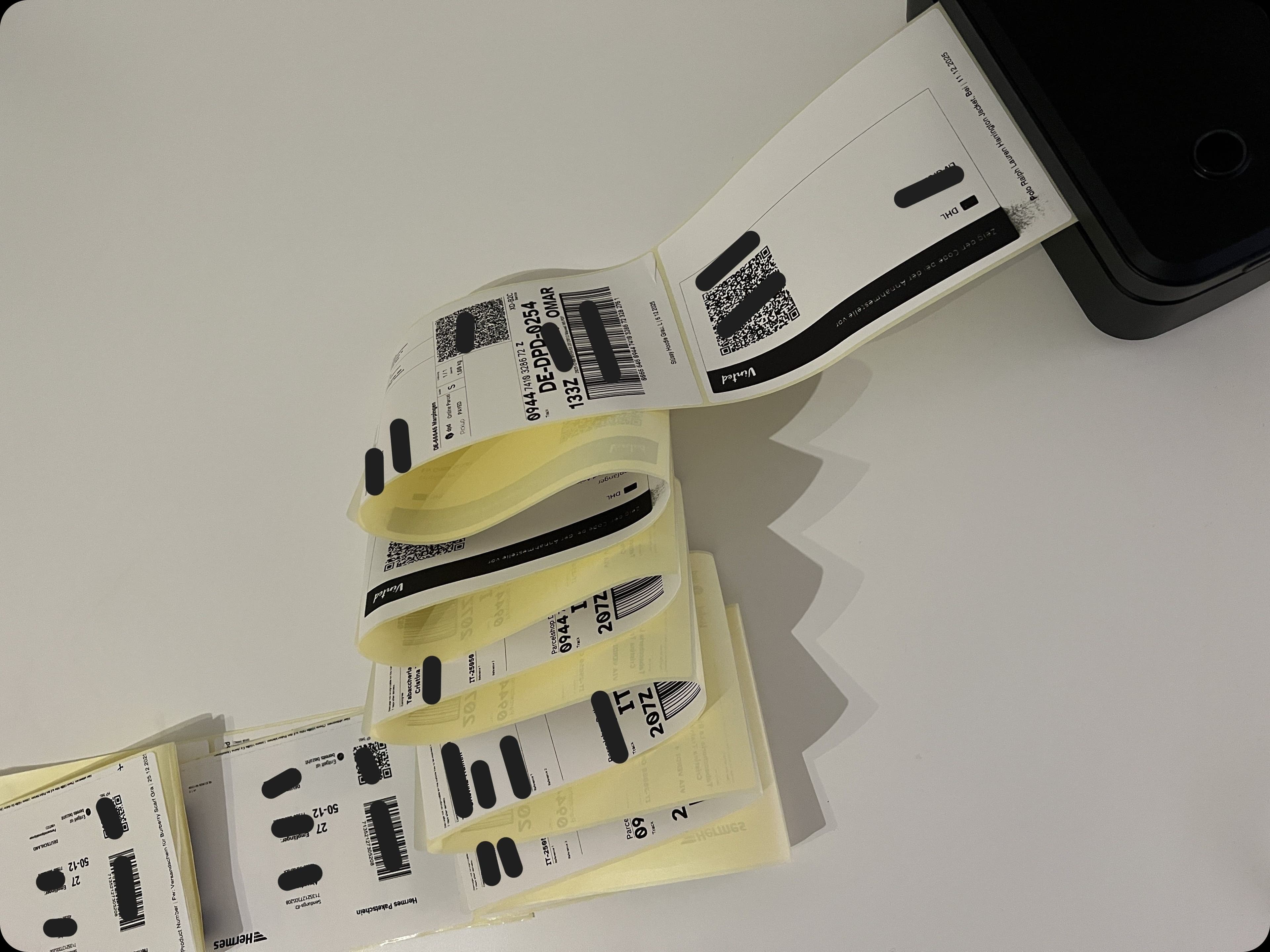 Batch Processing Labels